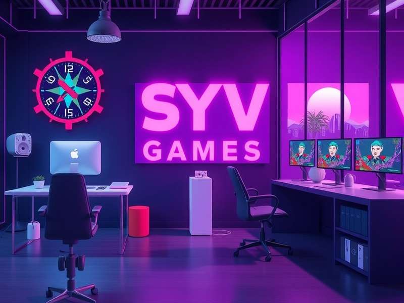 Game Development Studio with multiple screens showcasing game designs